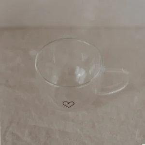 Γυάλινη Καρδιά με χερούλι 250 ml - Image 3
