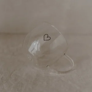 Γυάλινη Καρδιά με χερούλι 250 ml - Image 4